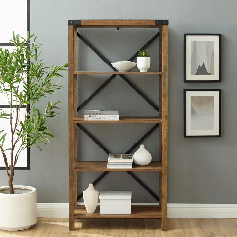 Foundstone™ Gwen 64'' H x 30'' W Etagere Bookcase & Reviews Wayfair